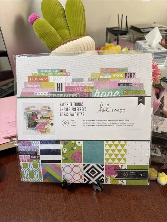 American Crafts Heidi Swapp Favorite Things Paper Collection - NIP - Picture 1 of 2